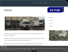 Tablet Screenshot of dtbtrans.com